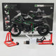 RC motorcycle side view with display stand