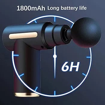 Rechargeable Massage Gun 3000mAh (4 Speeds, 4 Heads)