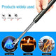 USB Rechargeable Electric Arc BBQ Lighter Windproof Flameless Plasma