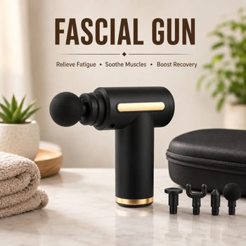 4-in-1 Massage Gun (6 Speeds, 4 Heads)